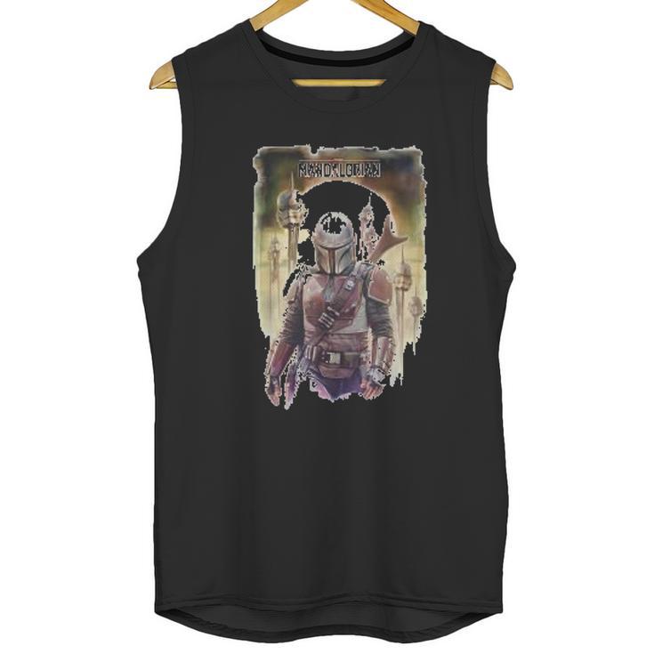 The Mandalorian Conquer Poster Unisex Tank Top