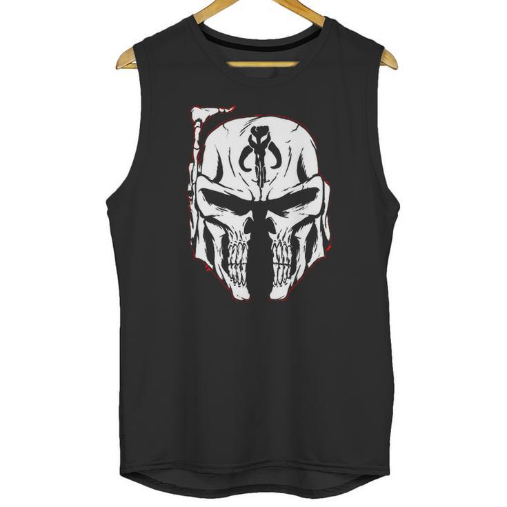 Mandalorian Face - Star Wars Movie Unisex Tank Top