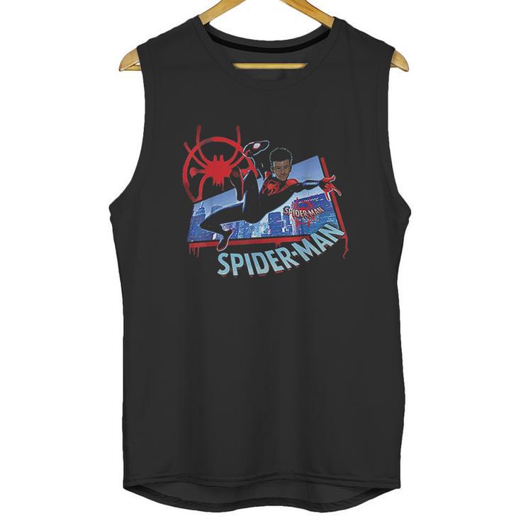 Marvel Spider-Man Into The Spider-Verse Miles Kick Unisex Tank Top