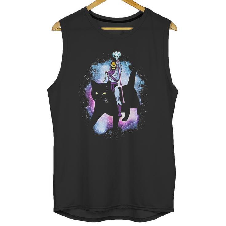 Masters Of The Universe Skeletor Riding A Cat Unisex Tank Top