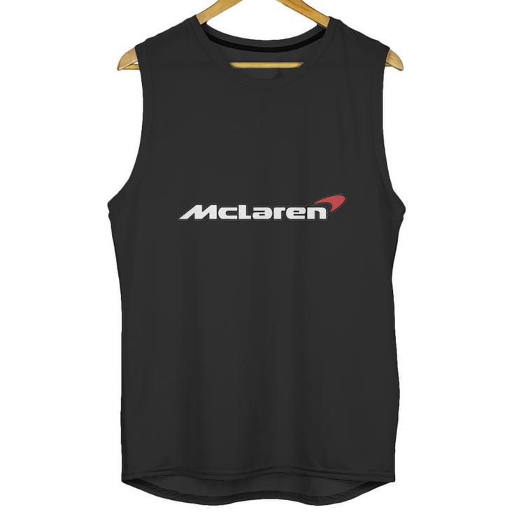 Mclaren Supercar Logo White Unisex Tank Top