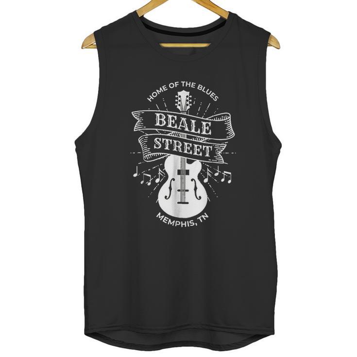 Memphis Beale Street  Blues Music Gift Unisex Tank Top