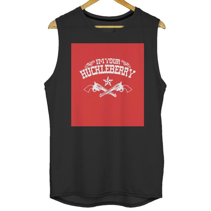 Mens Im Your Huckleberry Unisex Tank Top