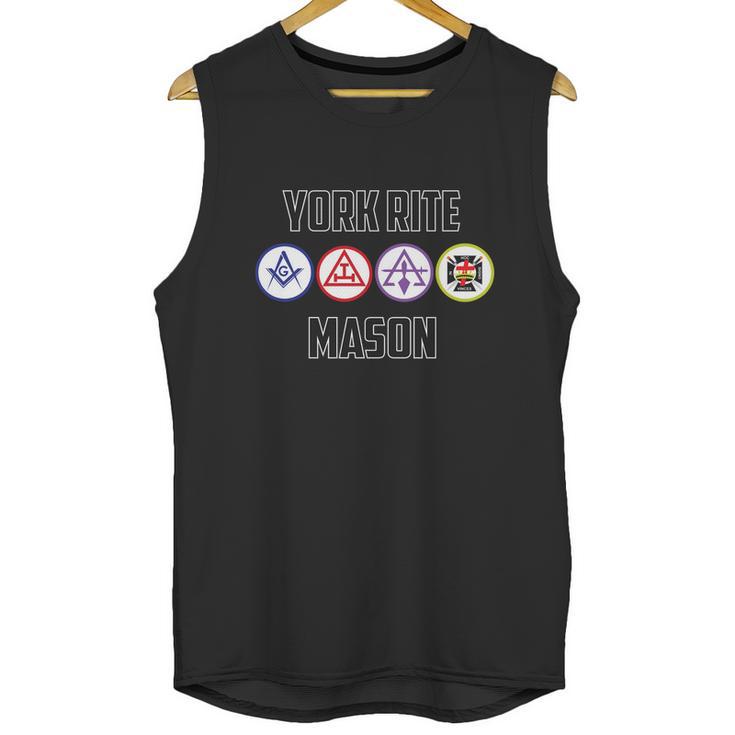 Mens York Rite Mason Masonic Unisex Tank Top