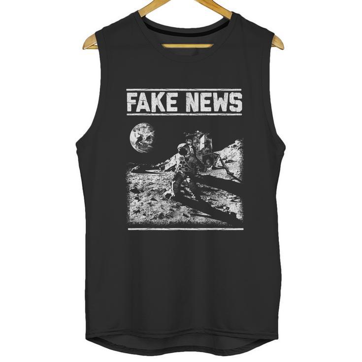 Moon Landing Hoax Apollo 11 1969 Conspiracy Theory Fake News Unisex Tank Top