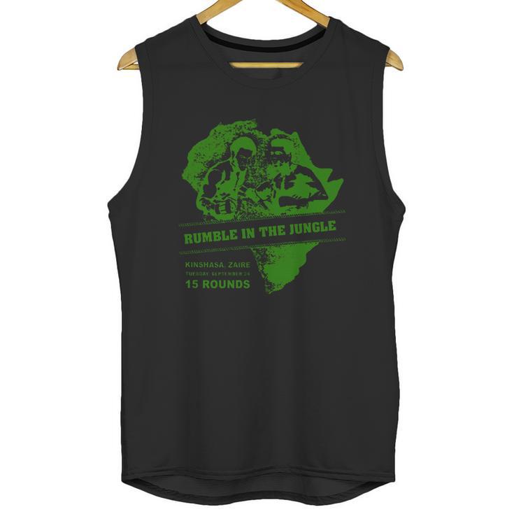 Muhammad AliShirt Rumble In The Jungle Poster Ali Vs Foreman Unisex Tank Top