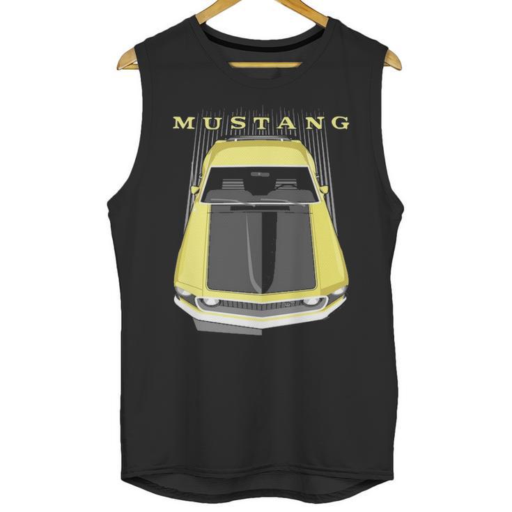 Mustang Boss 69 Yellow Unisex Tank Top