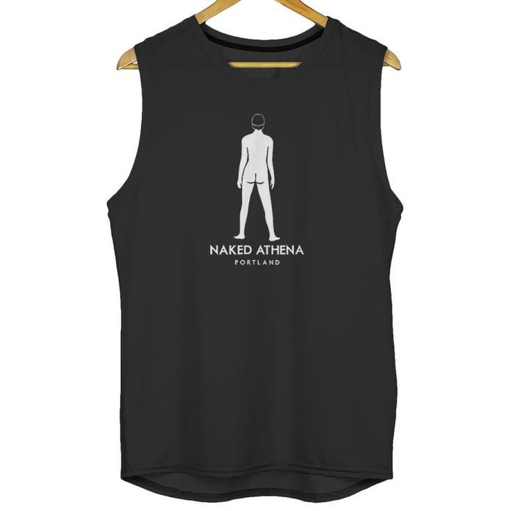 Nakd Athena Portland Oregon Demonstration Sculpture Unisex Tank Top