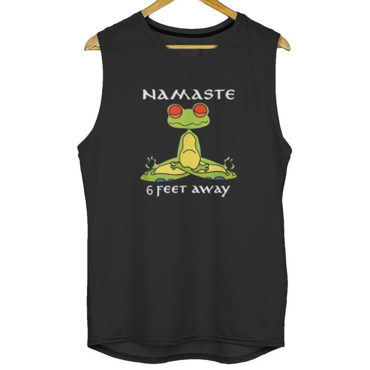 Namaste Social Distancing Unisex Tank Top