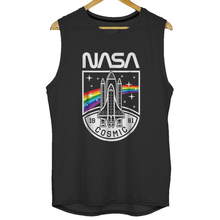 Nasa  1981 Cosmic  With Space Shuttle Unisex Tank Top