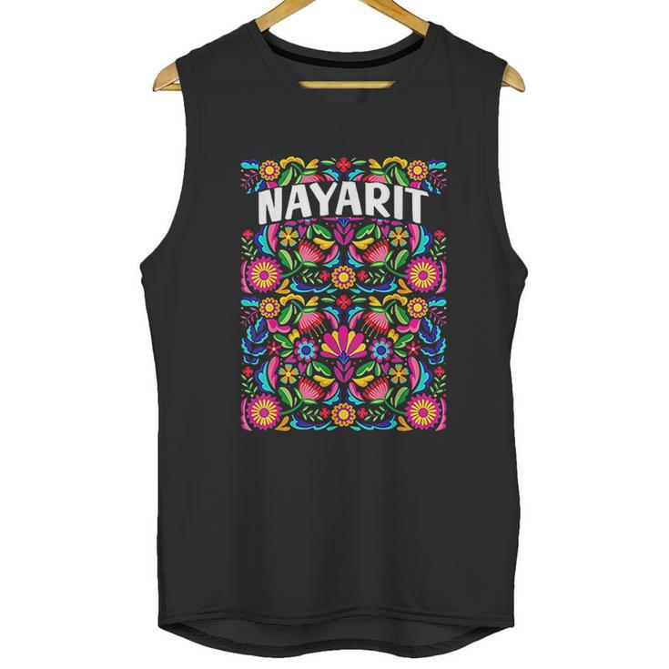 Nayarit Flores Mexicanas Unisex Tank Top