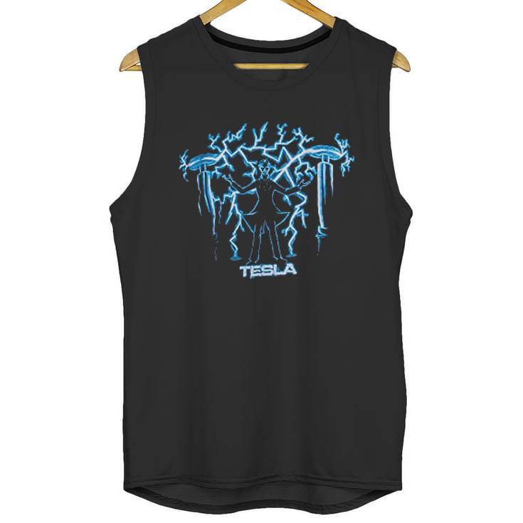 Nikola Tesla Scientist Unisex Tank Top