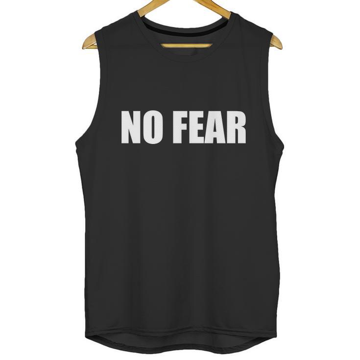 No Fear Word Imprint Unisex Tank Top