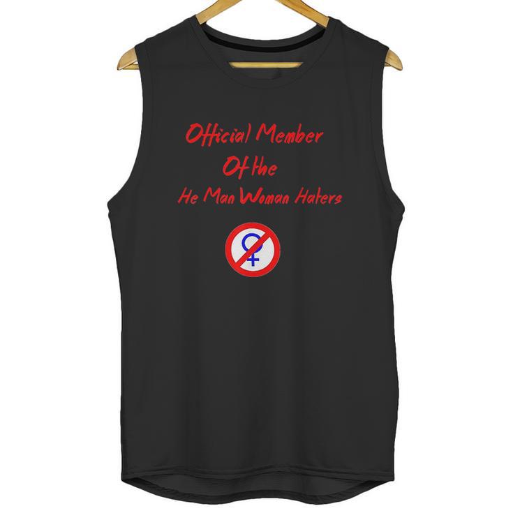 Official Member Of The He Man Woman Haters Unisex Tank Top