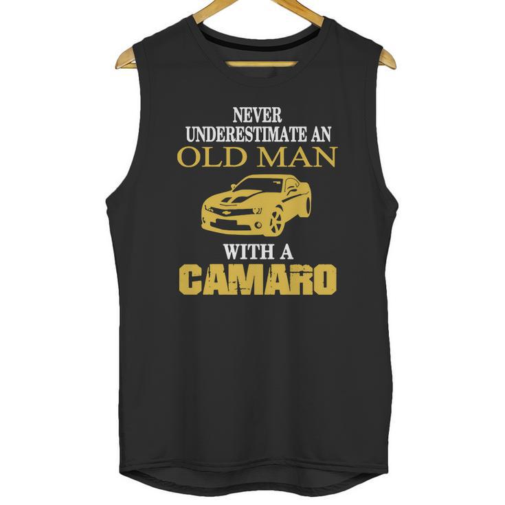 Old Man With Camaro T-Shirt Unisex Tank Top