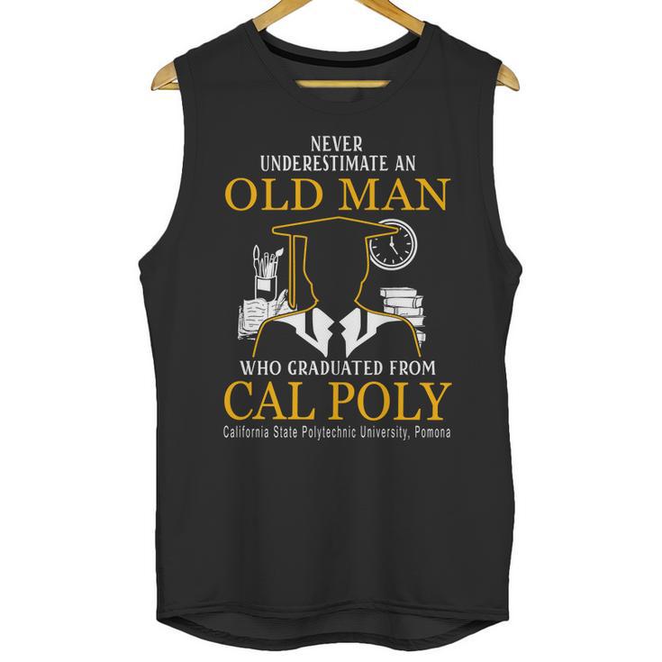 Old Man- Graduated From Cal Poly California State Polytechnic University Pomona Unisex Tank Top