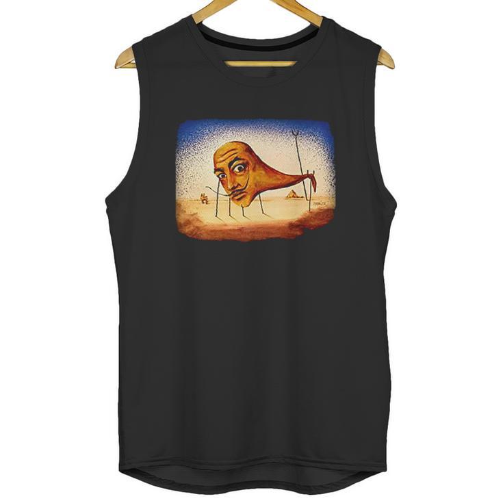 Original Drawing With Frame Salvador Dali Unisex Tank Top