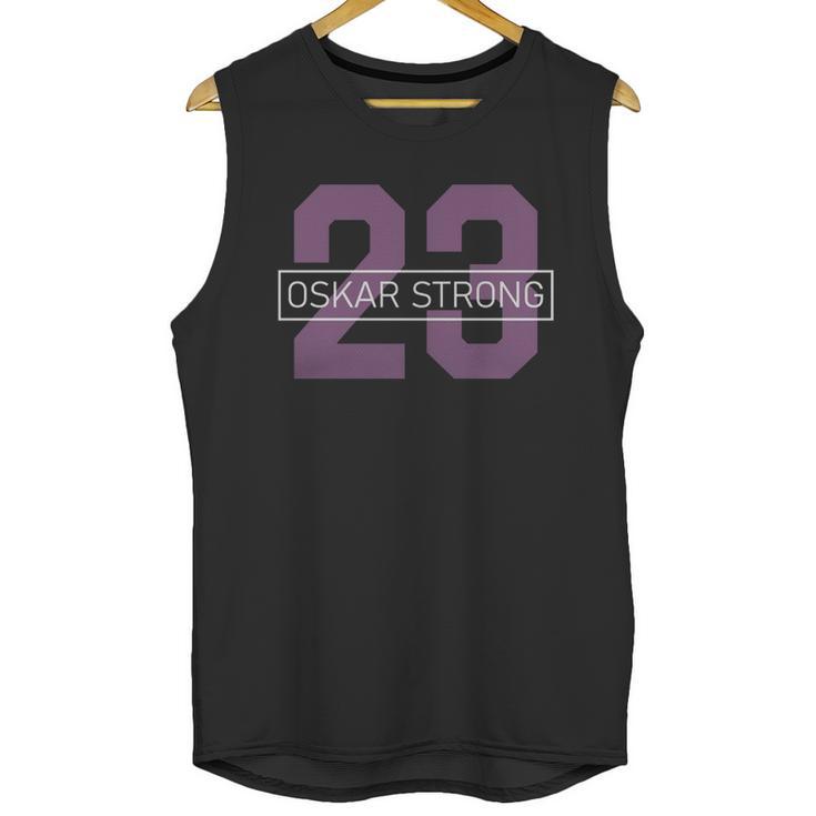 Oskar Strong Shirt Oskar Lindblom 23 Shirt Oskar Strong Flyers Fight Against Cancer T-Shirt Unisex Tank Top