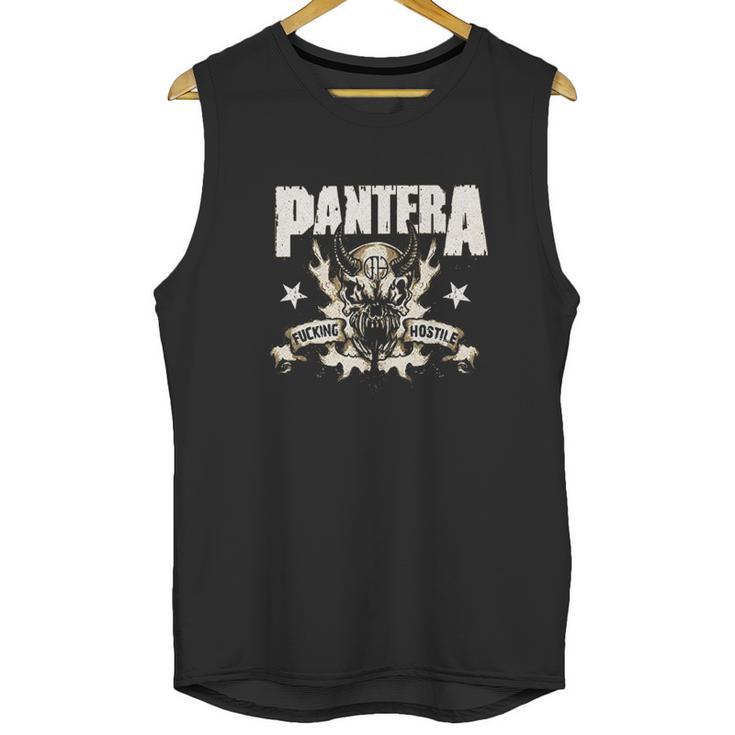 Pantera Official Hostile Skull Unisex Tank Top