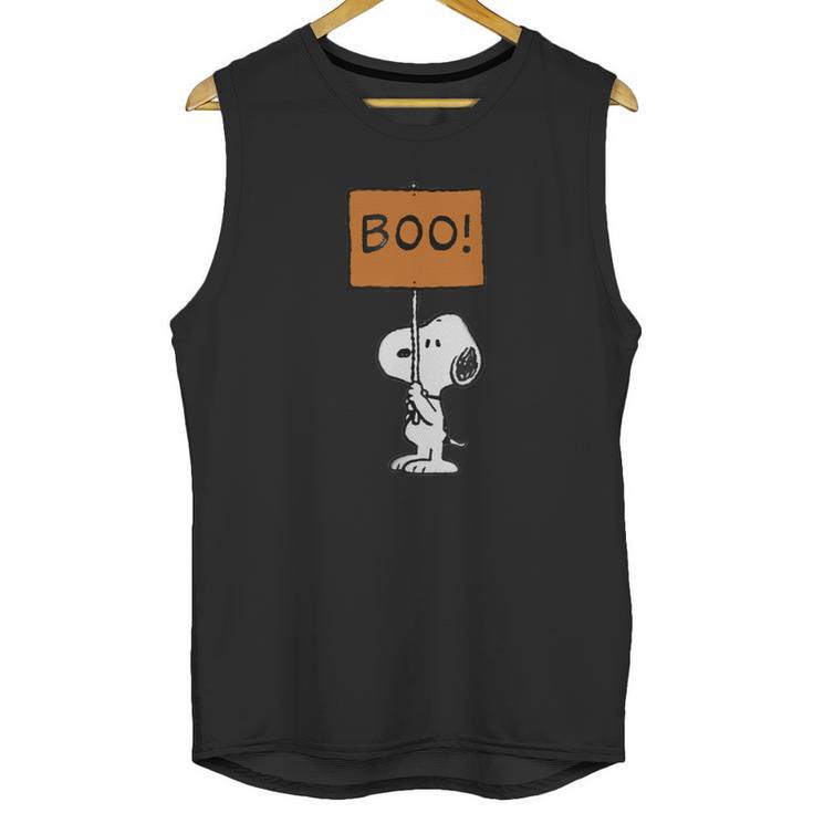 Peanuts Halloween Boo Unisex Tank Top