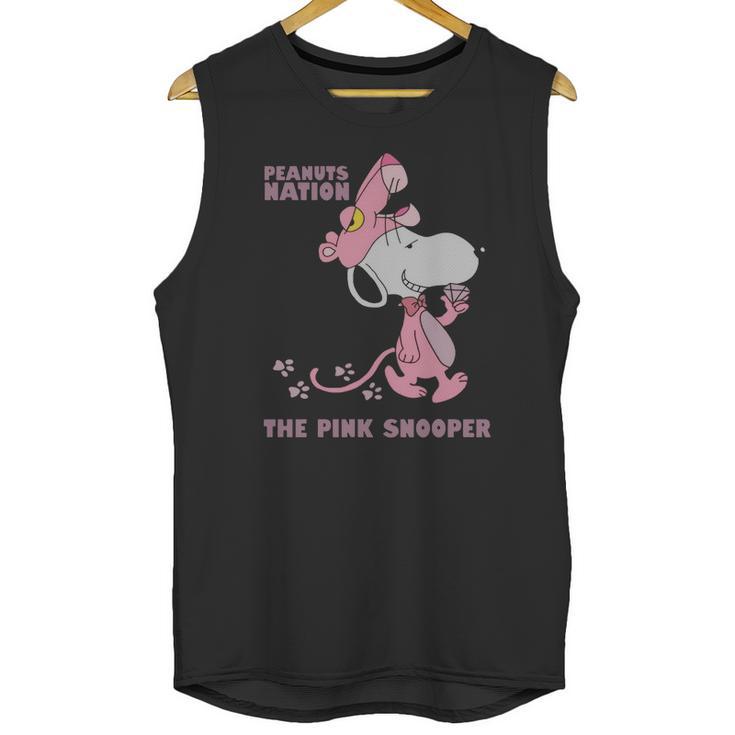 Peanuts Nation The Pink Snooper Unisex Tank Top