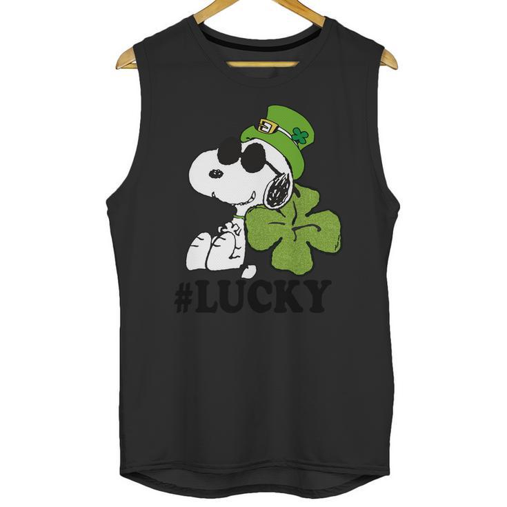 Peanuts St Patricks Snoopy Lucky T-Shirt Unisex Tank Top