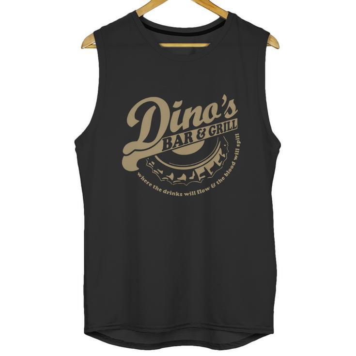 Phil Lynott Inspired  Dinos Bar And Grill Unisex Tank Top