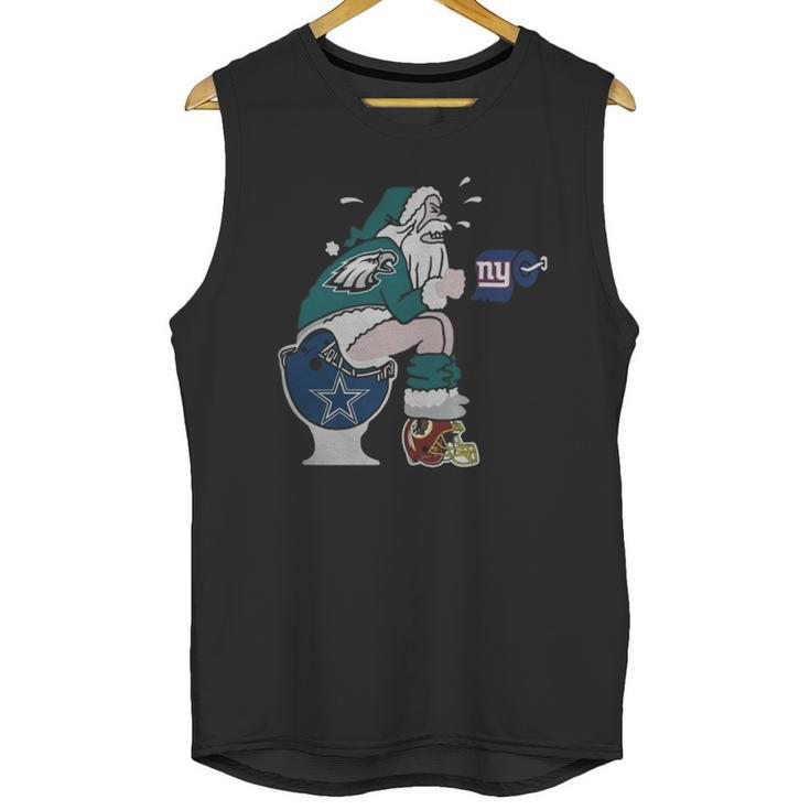 Philadelphia Eagles Santa Claus Unisex Tank Top