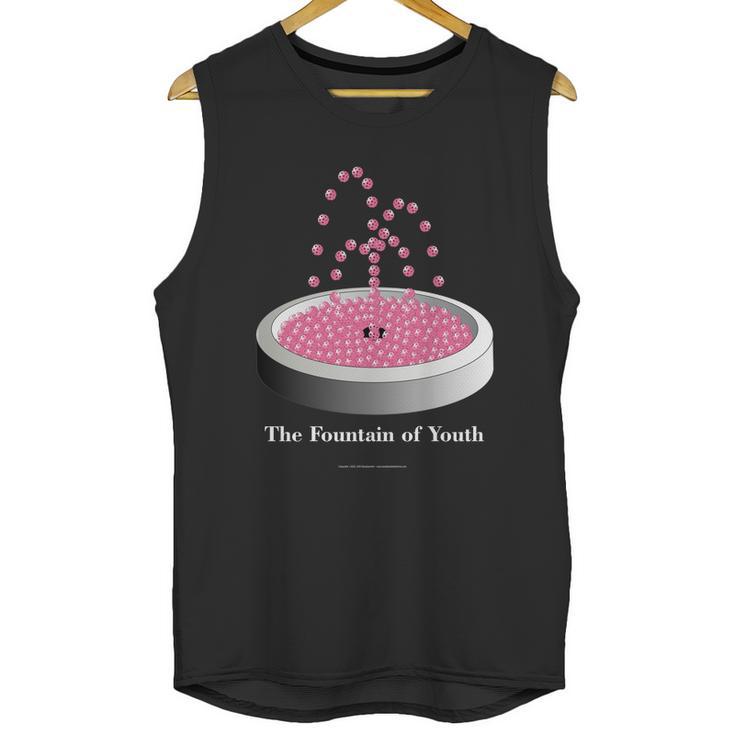 Pickleball Fountain Pink Unisex Tank Top