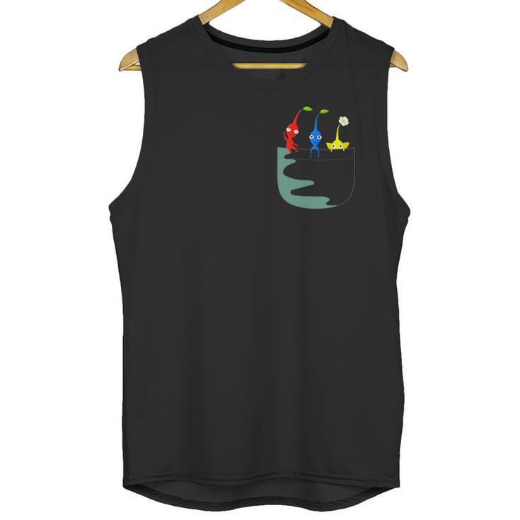 Pikmin Pocket Tee Unisex Tank Top