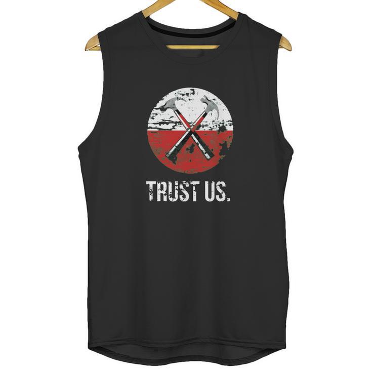 Pink Floyd Trust Us Worn T Shirt Unisex Tank Top