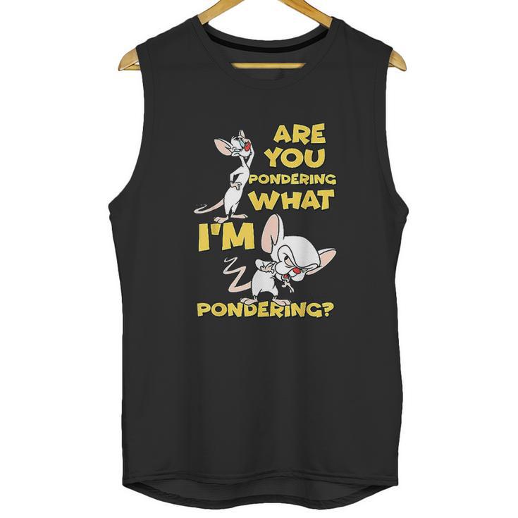 Pinky And The Brain Pondering Unisex Tank Top