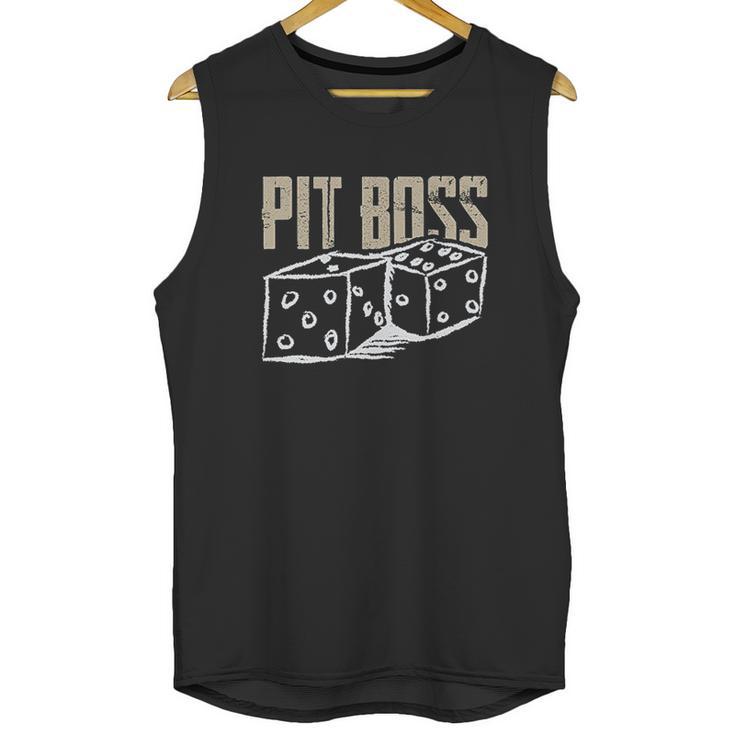 Pit Boss Casino Gambling Blackjack Unisex Tank Top