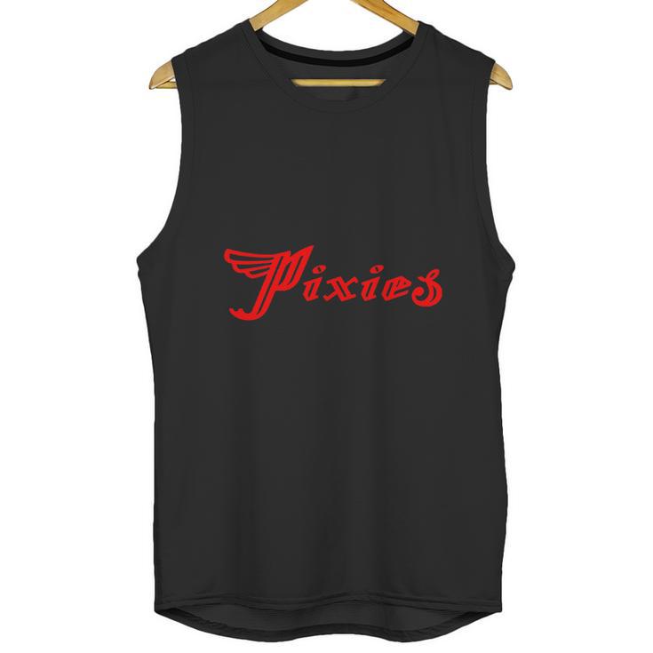 Pixies Band Logo Art Wing Red Unisex Tank Top