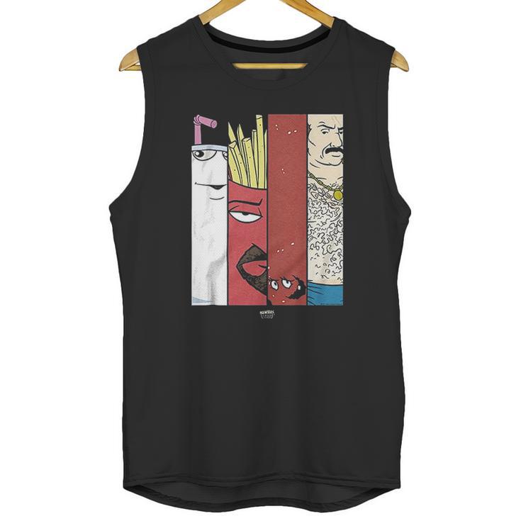 Popfunk Aqua Hunger Force Group Tiles Unisex Tank Top