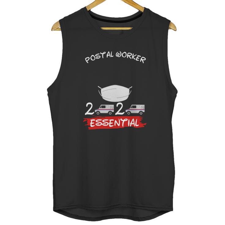 Postal Worker 2020 Essential Coronavirus Shirt Unisex Tank Top