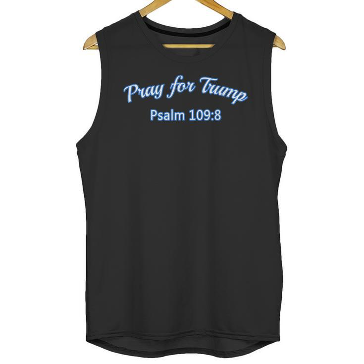 Pray For Trump Psalm 1098  By Scarebaby Unisex Tank Top
