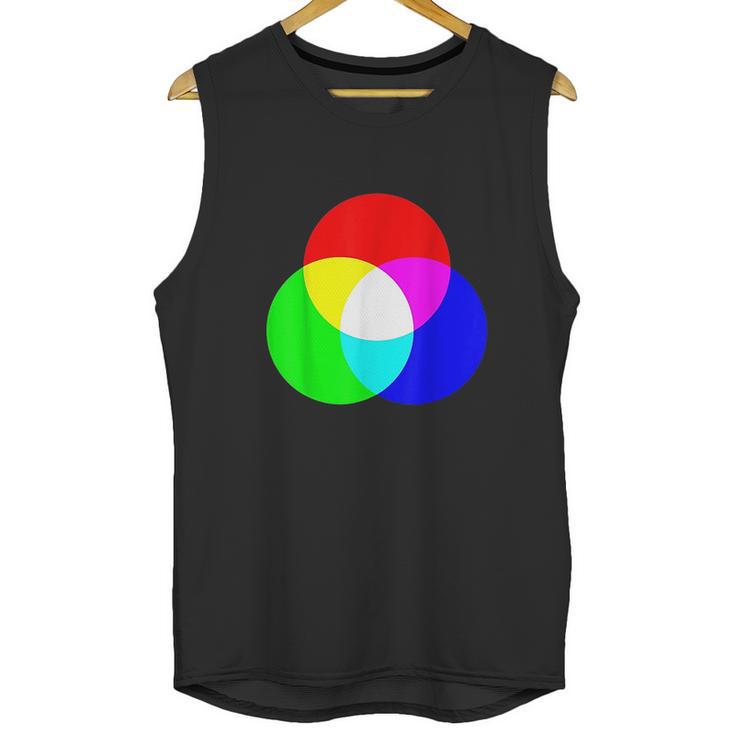 Primary Color Mixing Rgb Color Model Art Paint Unisex Tank Top