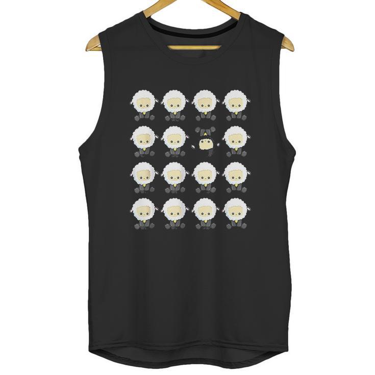 Princess Diana Holiday Black Sheep Unisex Tank Top