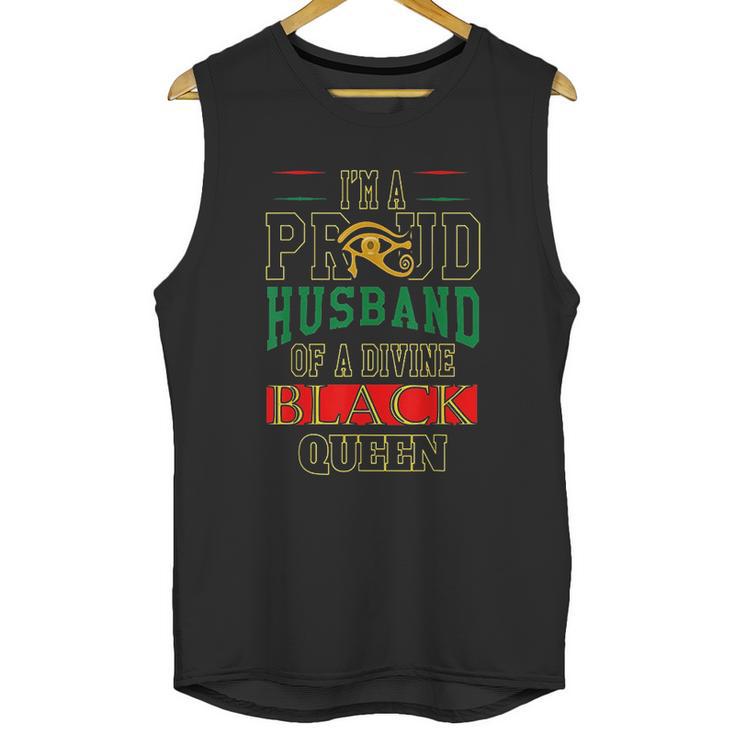 Proud Husband Of A Divine Black Queen Unisex Tank Top