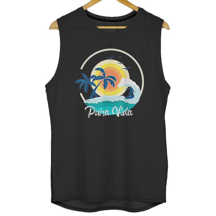 Pura Vida Costa Rica Toucan Tropical Surf Beach Gift Unisex Tank Top