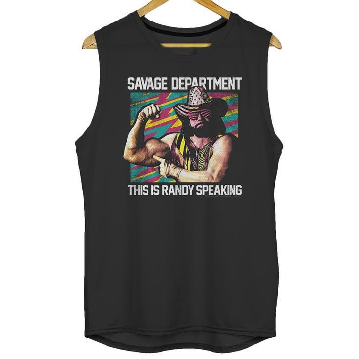 Randy Macho Man Savage This Is Randy Speaking Unisex Tank Top