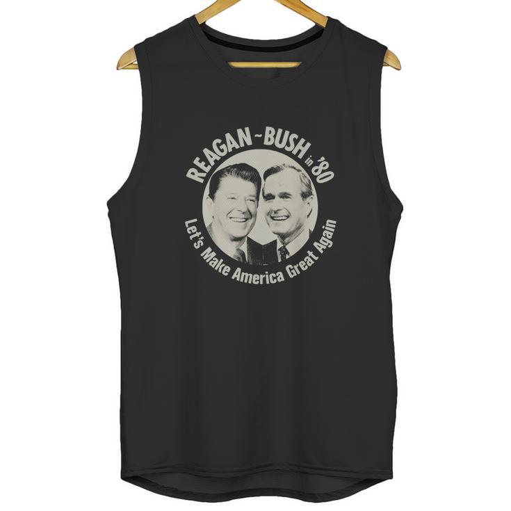 Reagan Bush 80 Campaign Unisex Tank Top