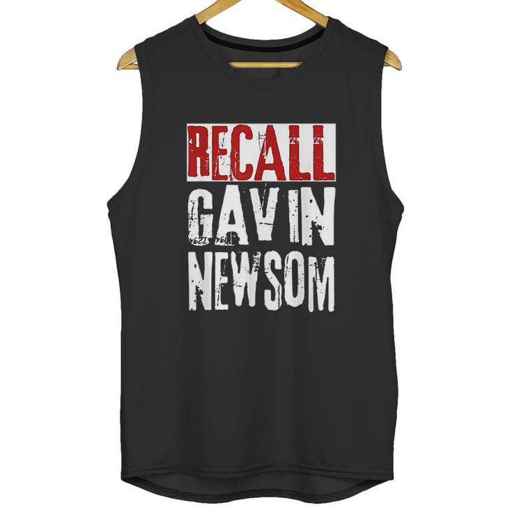 Recall Gavin Newsom Ca California Governor Gavin Newsom Unisex Tank Top