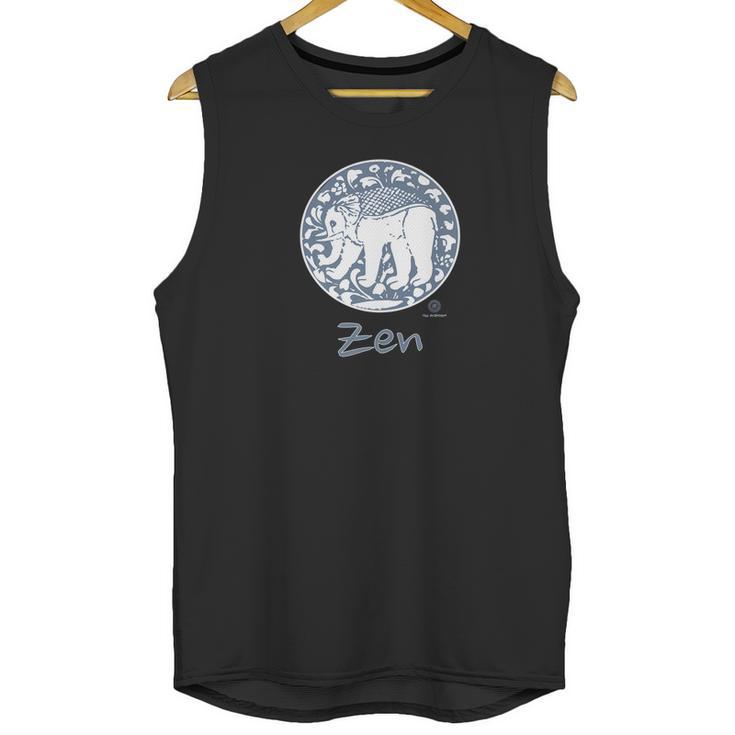 Regal Medieval Elephant Zen By The Arabesque Unisex Tank Top