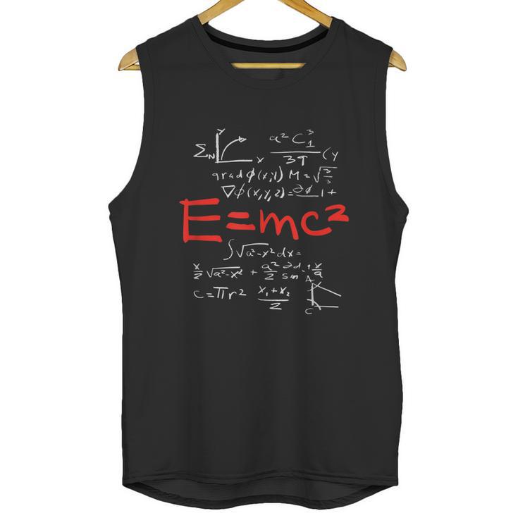 Relativity Theory E  Mc2 Theory Equation Physics Study Graphic Design Printed Casual Daily Basic Unisex Tank Top