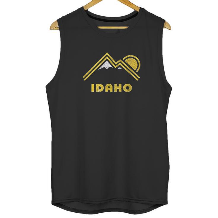 Retro Idaho Vintage Mountains Unisex Tank Top