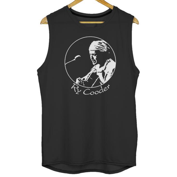 Retro Graphic Ry Cooder Art Unisex Tank Top