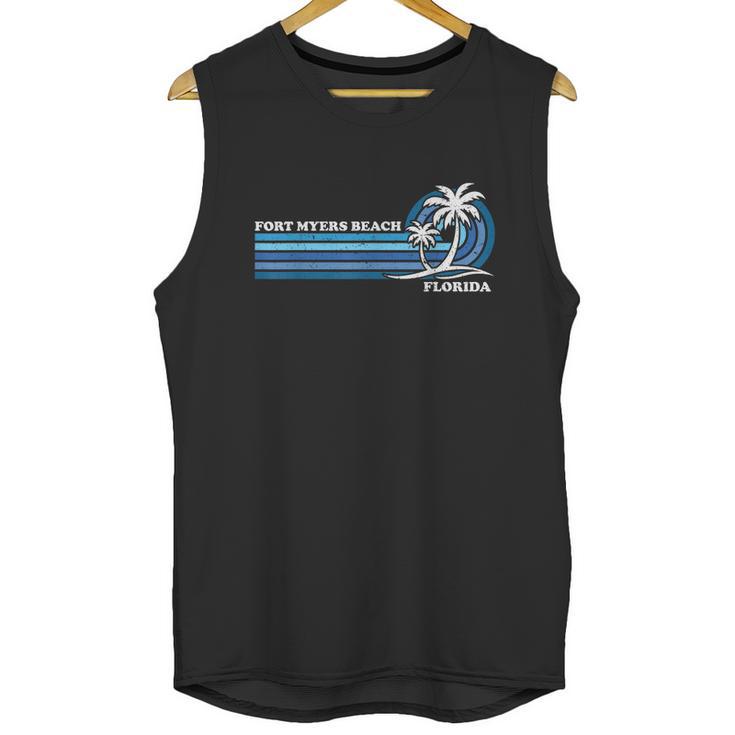 Retro Vintage Family Vacation Florida Fort Myers Beach Unisex Tank Top