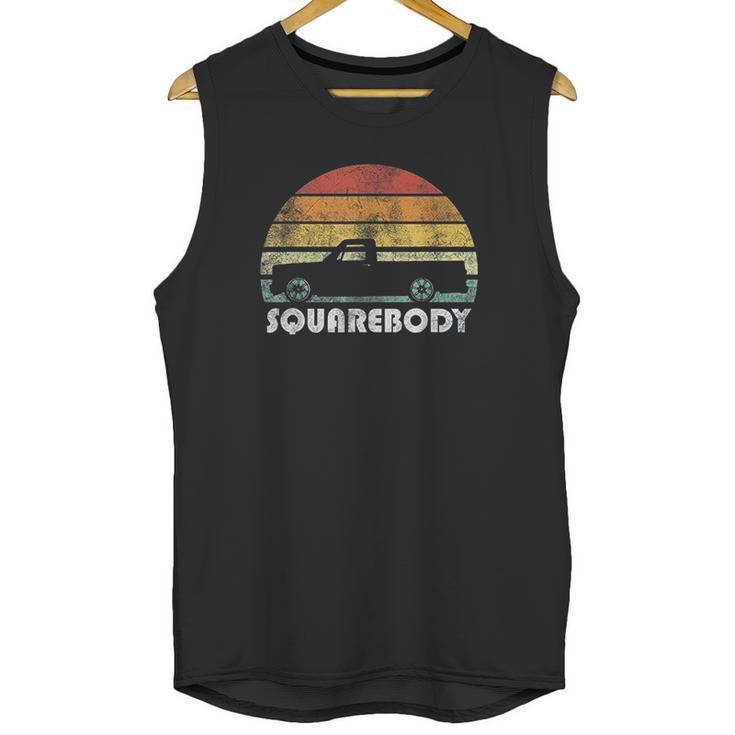 Retro Vintage Pickup Truck Squarebody Unisex Tank Top